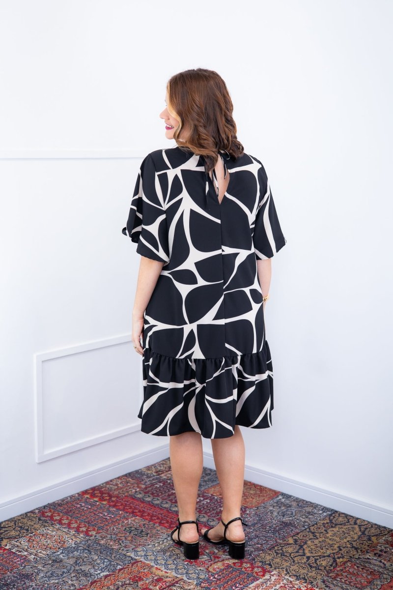 Vestido Monalisa – Midi com Manga Flare em Crepe - Naguirre Shop