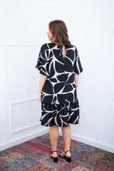 Vestido Monalisa – Midi com Manga Flare em Crepe - Naguirre Shop