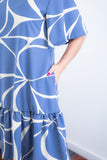 Vestido Monalisa – Midi com Manga Flare em Crepe - Naguirre Shop