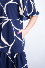Vestido Monalisa – Midi com Manga Flare em Crepe - Naguirre Shop
