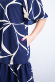 Vestido Monalisa – Midi com Manga Flare em Crepe - Naguirre Shop