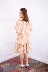 Vestido Monalisa – Midi com Manga Flare em Crepe - Naguirre Shop