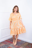 Vestido Monalisa – Midi com Manga Flare em Crepe - Naguirre Shop