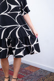 Vestido Monalisa – Midi com Manga Flare em Crepe - Naguirre Shop