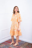 Vestido Monalisa – Midi com Manga Flare em Crepe - Naguirre Shop