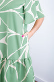 Vestido Monalisa – Midi com Manga Flare em Crepe - Naguirre Shop
