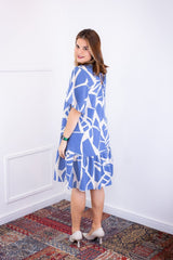 Vestido Monalisa – Midi com Manga Flare em Crepe - Naguirre Shop