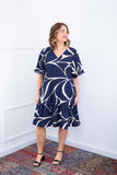 Vestido Monalisa – Midi com Manga Flare em Crepe - Naguirre Shop