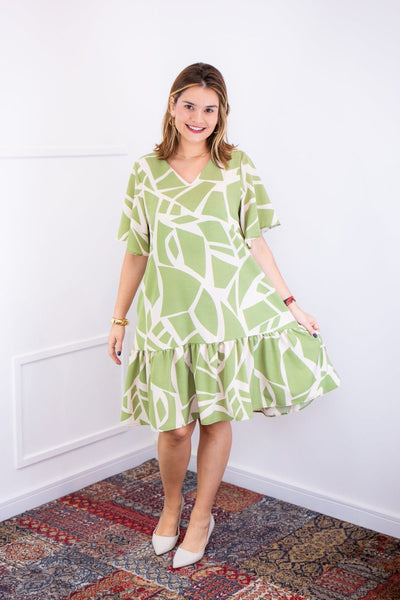 Vestido Monalisa – Midi com Manga Flare em Crepe - Naguirre Shop