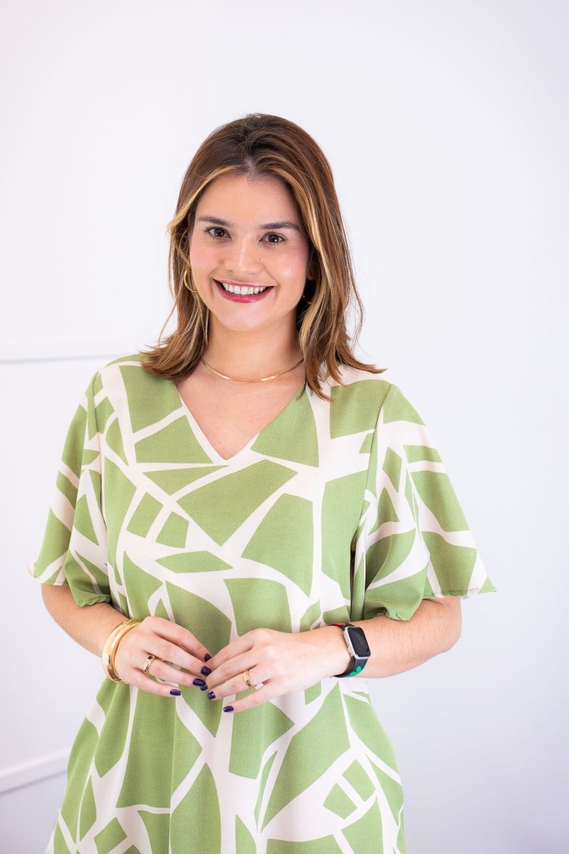 Vestido Monalisa – Midi com Manga Flare em Crepe - Naguirre Shop