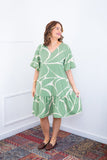 Vestido Monalisa – Midi com Manga Flare em Crepe - Naguirre Shop