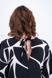 Vestido Monalisa – Midi com Manga Flare em Crepe - Naguirre Shop