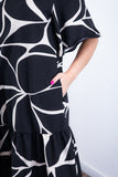 Vestido Monalisa – Midi com Manga Flare em Crepe - Naguirre Shop