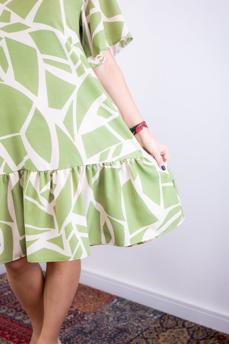 Vestido Monalisa – Midi com Manga Flare em Crepe - Naguirre Shop