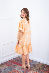 Vestido Monalisa – Midi com Manga Flare em Crepe - Naguirre Shop