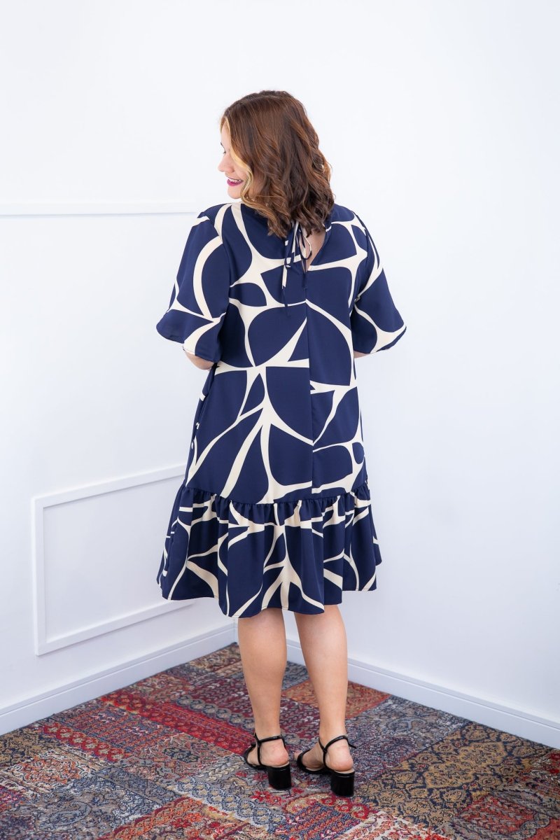 Vestido Monalisa – Midi com Manga Flare em Crepe - Naguirre Shop