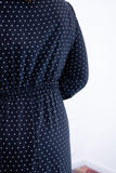 Vestido Rafaela - Longuete com Babado Gola V em Viscolinho - Naguirre Shop
