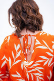 Vestido Sabrina - Decote V Manga Morcego em Viscolinho - Naguirre Shop