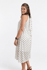 Vestido Saint Tropez Midi Frente Única - Estilo Riviera Francesa em Tule