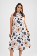 Vestido Saint Tropez Midi Frente Única – Estilo Riviera Francesa em Tule - Naguirre Shop