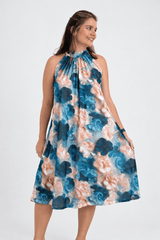 Vestido Saint Tropez Midi Frente Única - Estilo Riviera Francesa em Tule