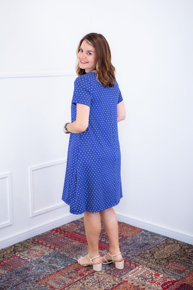 Vestido Sara - Malha Confort Deluxe Midi com Mangas e Bolsos - Naguirre Shop