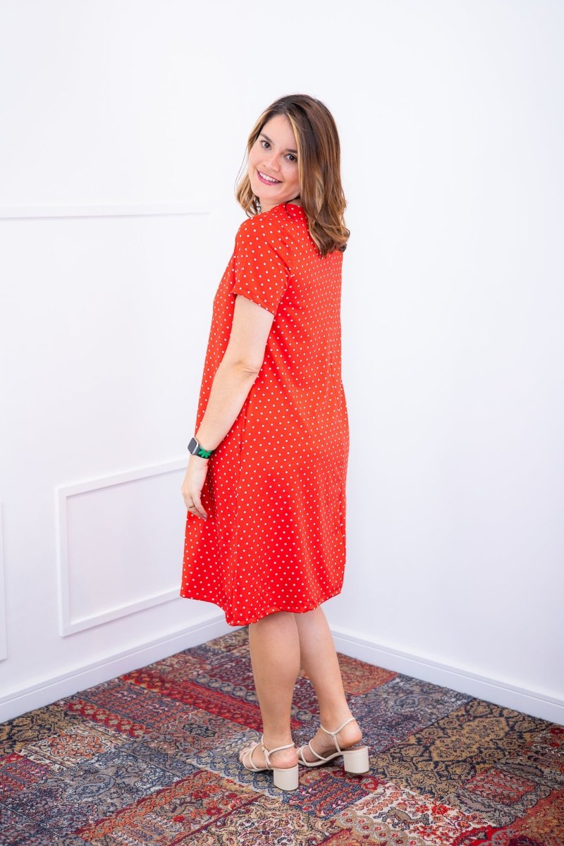 Vestido Sara - Malha Confort Deluxe Midi com Mangas e Bolsos - Naguirre Shop