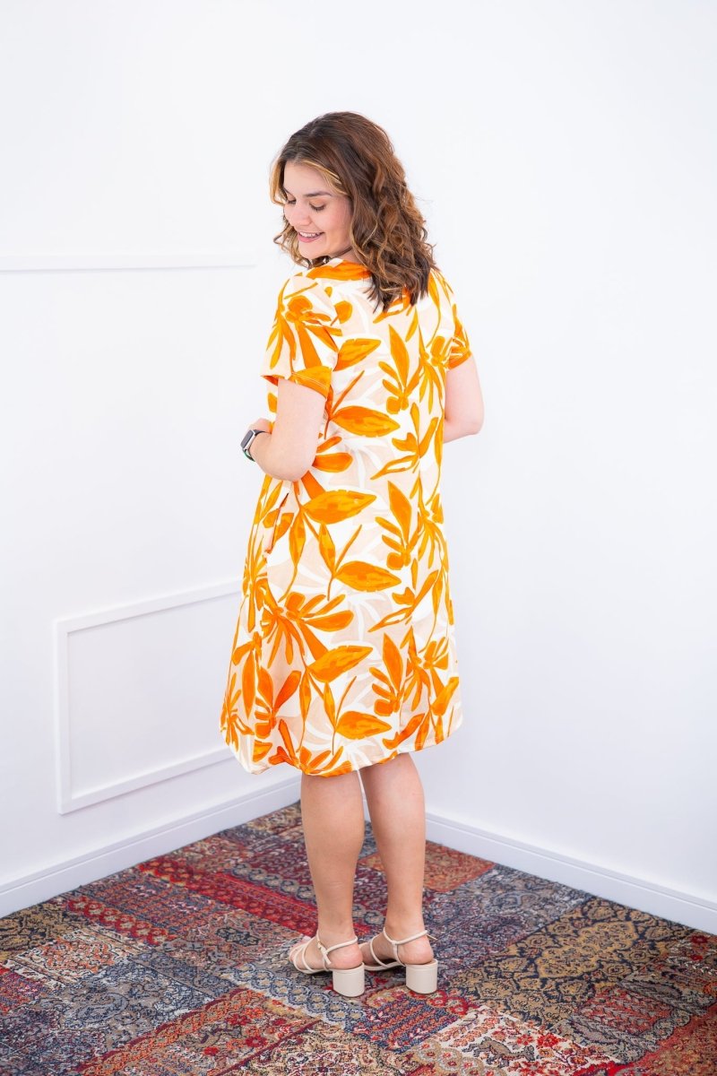 Vestido Sara - Malha Confort Deluxe Midi com Mangas e Bolsos - Naguirre Shop