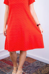 Vestido Sara - Malha Confort Deluxe Midi com Mangas e Bolsos - Naguirre Shop