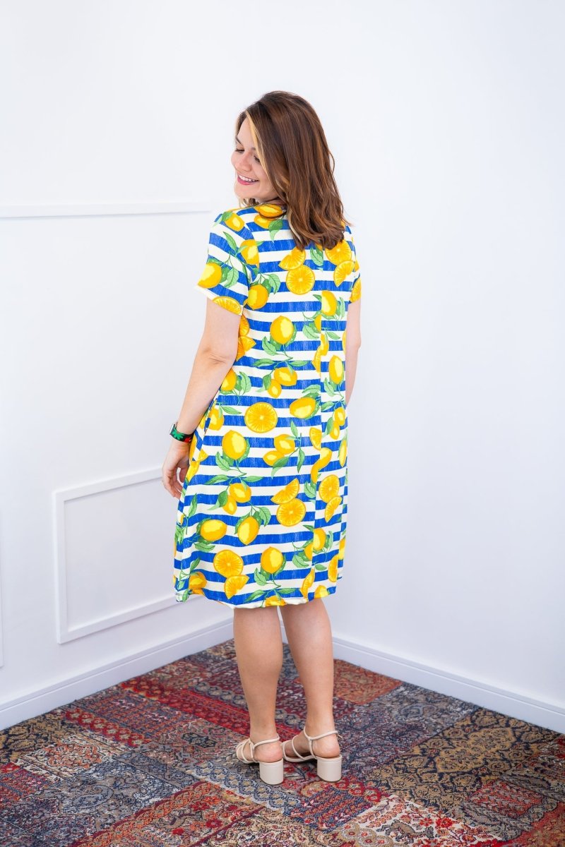 Vestido Sara - Malha Confort Deluxe Midi com Mangas e Bolsos - Naguirre Shop