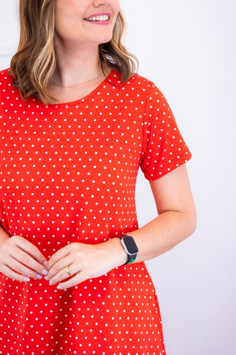 Vestido Sara - Malha Confort Deluxe Midi com Mangas e Bolsos - Naguirre Shop