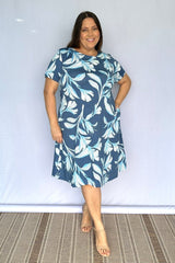 Vestido Sara - Malha Confort Deluxe Midi com Mangas e Bolsos - Naguirre Shop