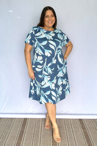 Vestido Sara - Malha Confort Deluxe Midi com Mangas e Bolsos - Naguirre Shop