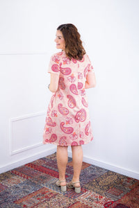 Vestido Sara - Malha Confort Deluxe Midi com Mangas e Bolsos - Naguirre Shop