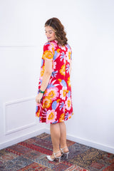 Vestido Sara - Malha Confort Deluxe Midi com Mangas e Bolsos - Naguirre Shop