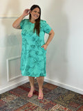 Vestido Sara - Malha Confort Deluxe Midi com Mangas e Bolsos - Naguirre Shop
