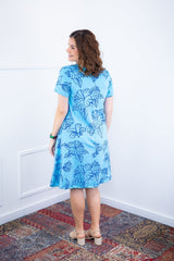 Vestido Sara - Malha Confort Deluxe Midi com Mangas e Bolsos - Naguirre Shop