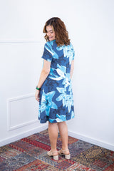 Vestido Sara - Malha Confort Deluxe Midi com Mangas e Bolsos - Naguirre Shop