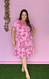 Vestido Sara - Malha Confort Deluxe Midi com Mangas e Bolsos - Naguirre Shop