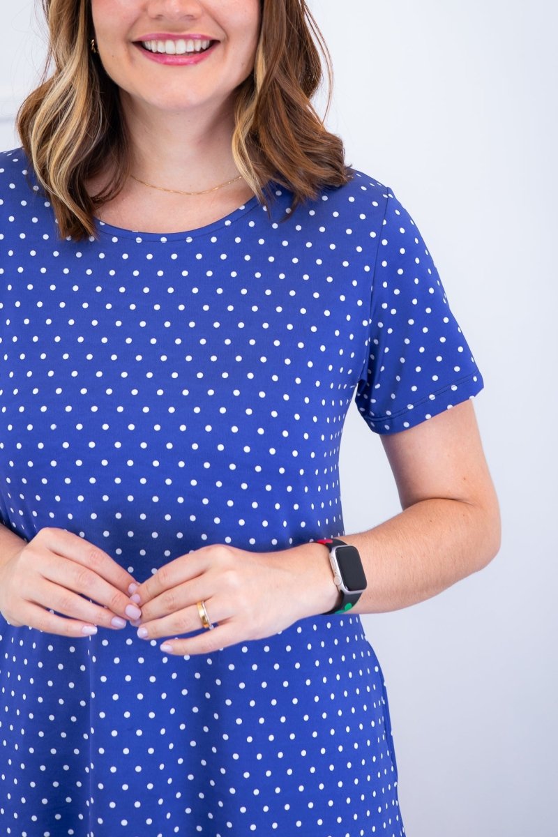 Vestido Sara - Malha Confort Deluxe Midi com Mangas e Bolsos - Naguirre Shop