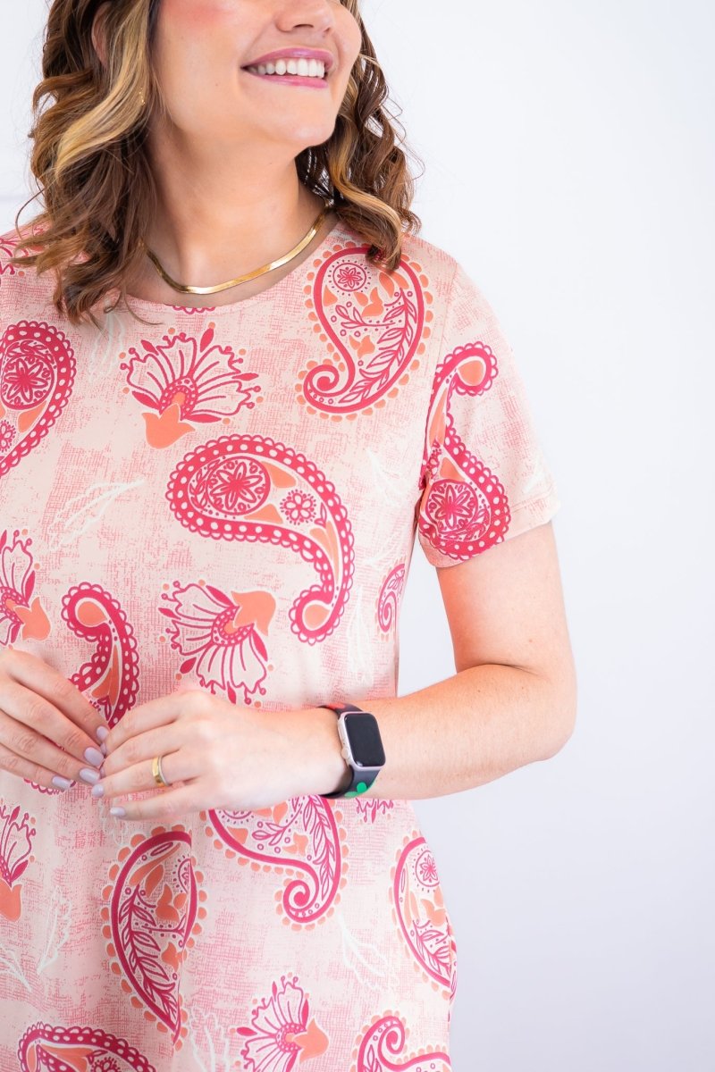 Vestido Sara - Malha Confort Deluxe Midi com Mangas e Bolsos - Naguirre Shop