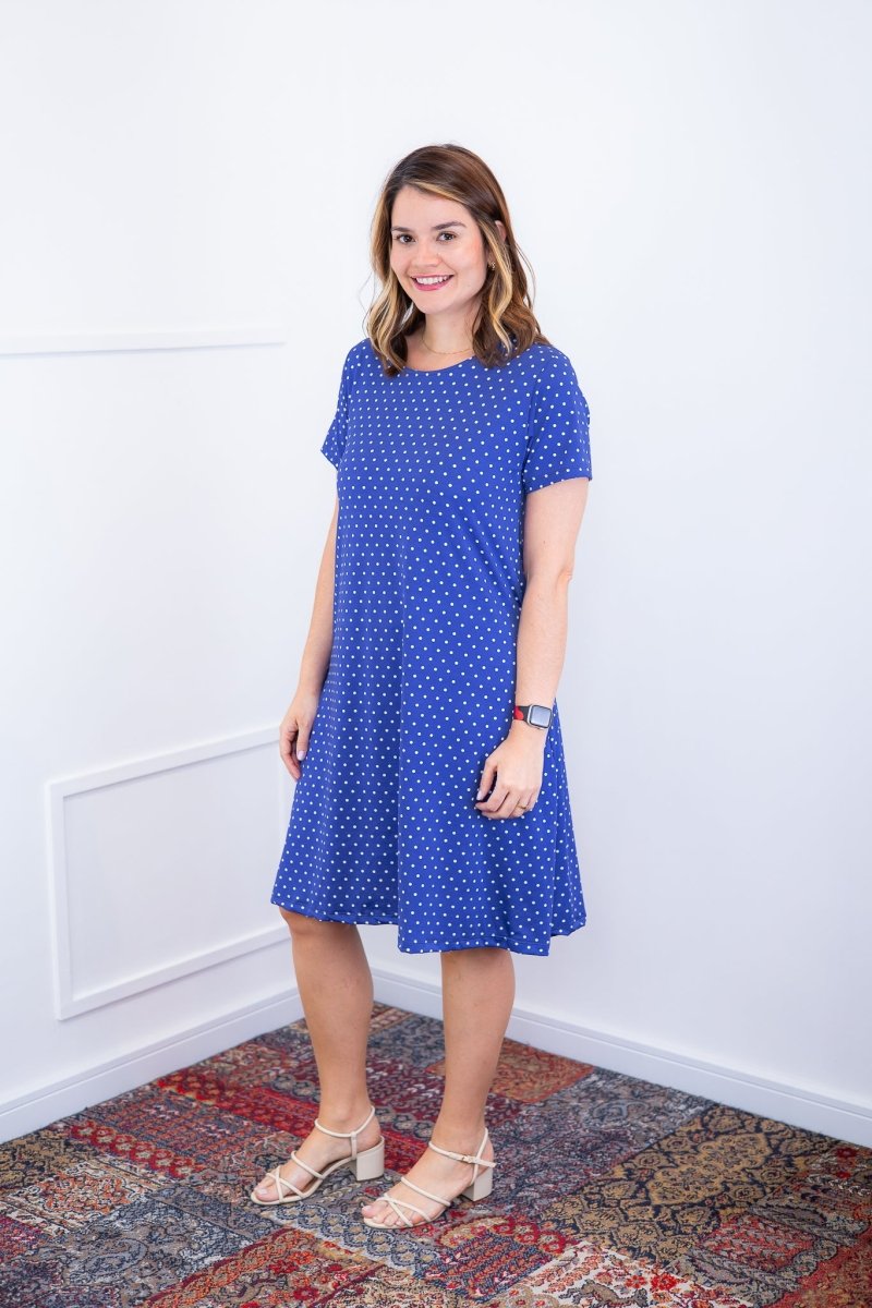 Vestido Sara - Malha Confort Deluxe Midi com Mangas e Bolsos - Naguirre Shop