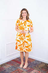 Vestido Sara - Malha Confort Deluxe Midi com Mangas e Bolsos - Naguirre Shop