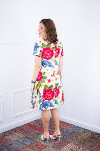 Vestido Sara - Malha Confort Deluxe Midi com Mangas e Bolsos - Naguirre Shop