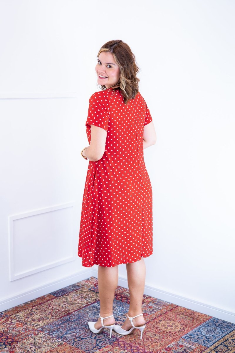Vestido Sara - Malha Confort Midi com Manga - Naguirre Shop