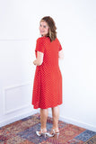Vestido Sara - Malha Confort Midi com Manga - Naguirre Shop