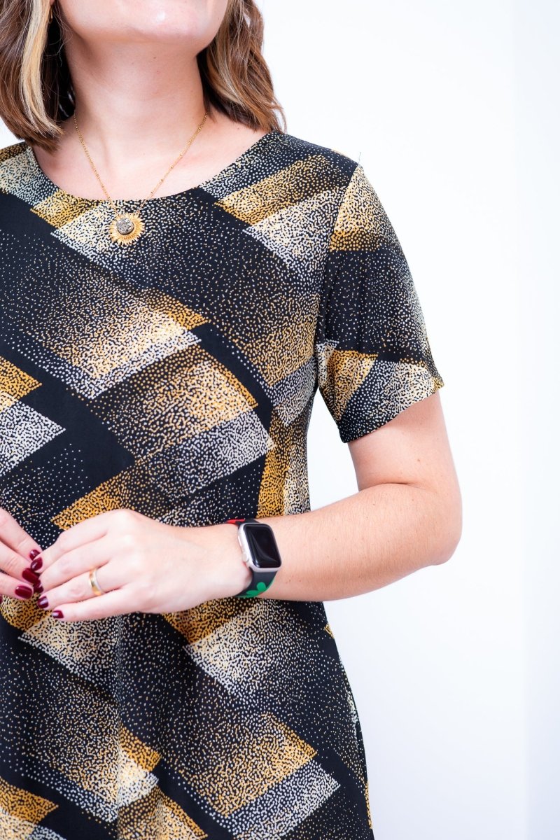 Vestido Sara - Malha Confort Midi com Manga - Naguirre Shop