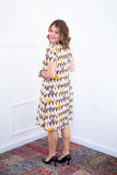 Vestido Sara - Malha Confort Midi com Manga - Naguirre Shop