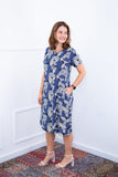 Vestido Sara - Malha Confort Midi com Manga - Naguirre Shop