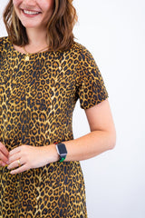 Vestido Sara - Malha Confort Midi com Manga - Naguirre Shop